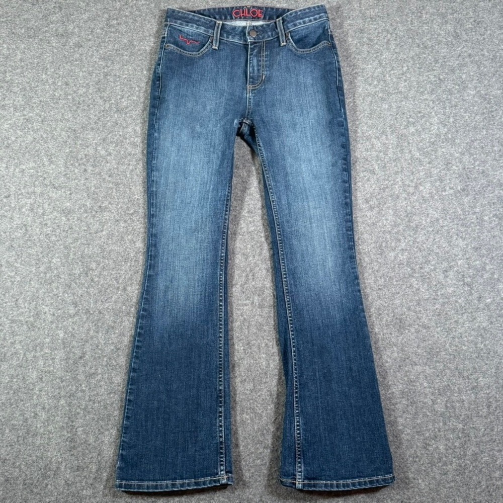 Kimes Ranch Chloe Womens Bootcut Jeans Medium Wash Blue Size 4/30 USA Made